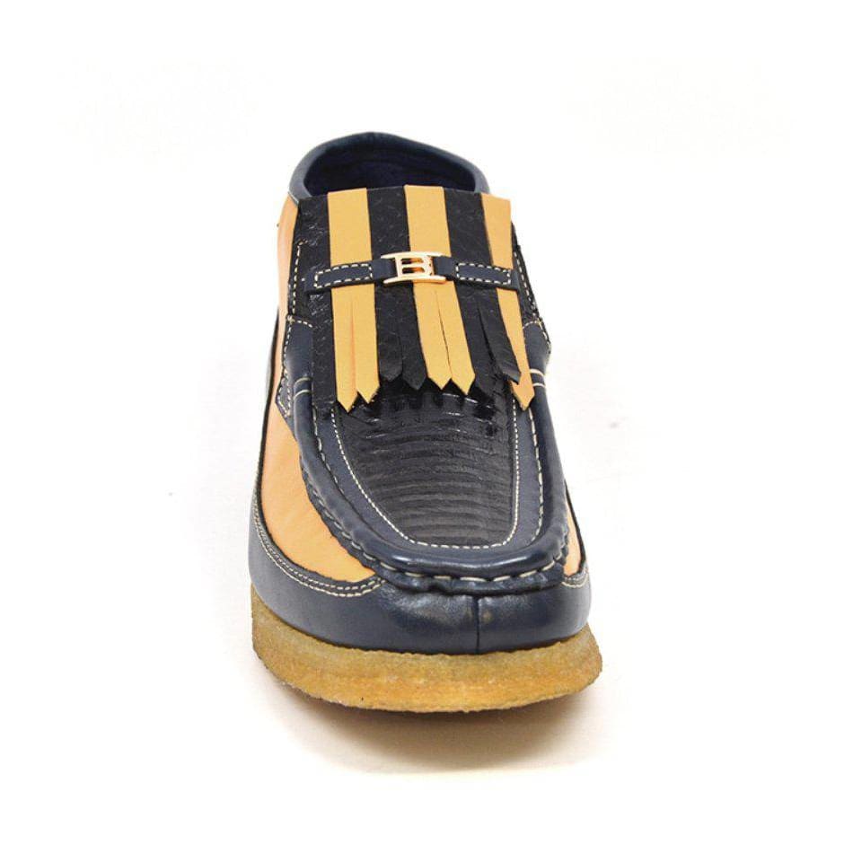 British Walkers Apollo 2 Men's Rust Snake Skin Leather Shoes by British Walkers – Don't Panic Shoes