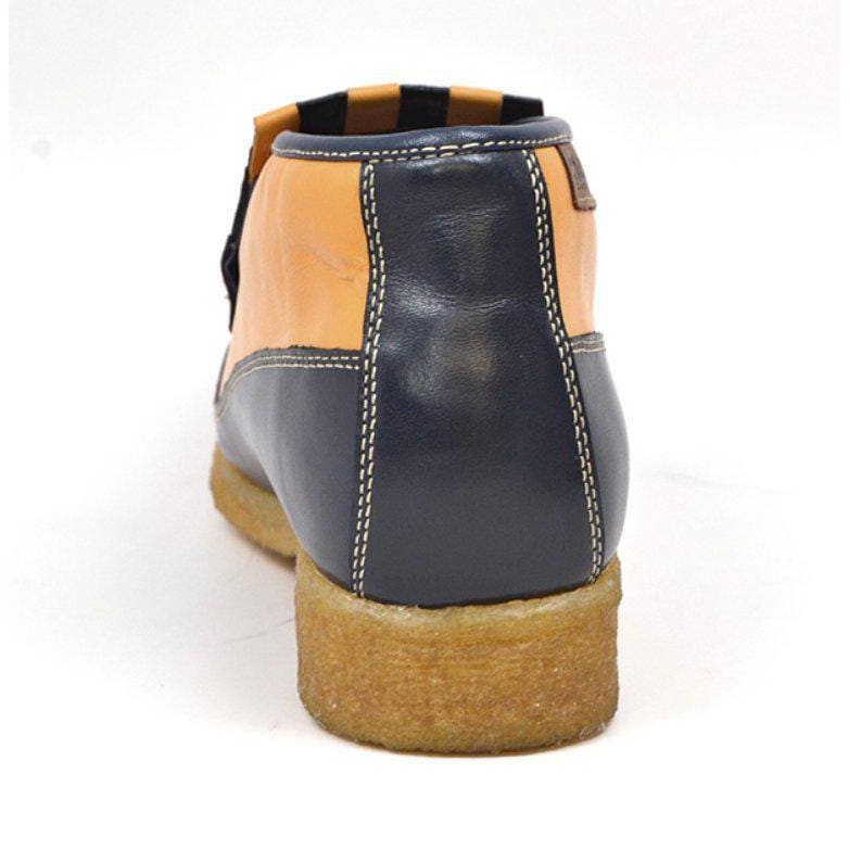 British Walkers Apollo 2 Men's Rust Snake Skin Leather Shoes by British Walkers – Don't Panic Shoes