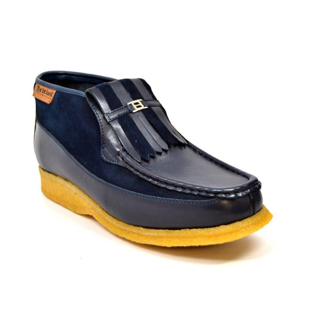 BritiSh Walkers Apollo – Leather & Suede Men’s Chukka Boot | Handcrafted Hybrid Craft With Modern Heritage Style Shoes by British Walkers – Don't Panic Shoes