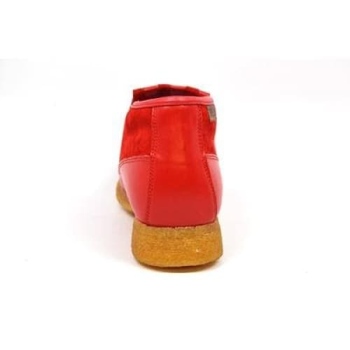 BritiSh Walkers Apollo Men’s Red Leather & Suede Slip - On Chukka Boots – HAndcrafted Fusion Of Bold Style and Modern British Luxury Shoes by British Walkers – Don't Panic Shoes