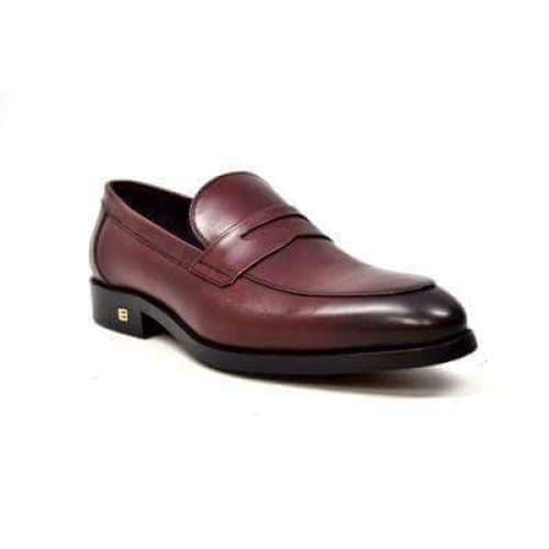British Walkers Berlin Men's Bordeaux Red Leather Loafers Shoes by British Walkers – Don't Panic Shoes