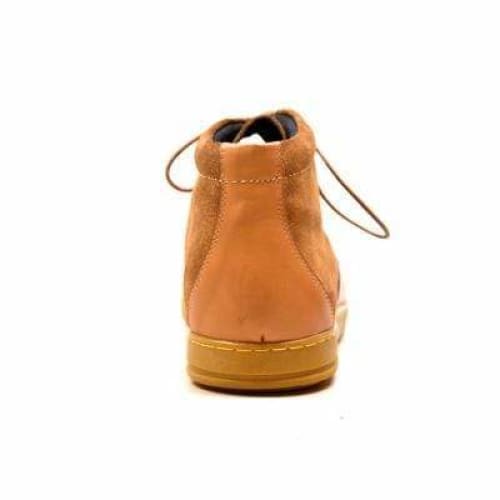 British Walkers Birmingham Bally Style Men's Cognac Tan Suede High Tops Shoes by British Walkers – Don't Panic Shoes