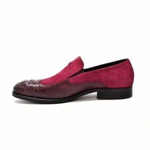 British Walkers Bordeaux Red Leather And Suede Shoes by British Walkers – Don't Panic Shoes