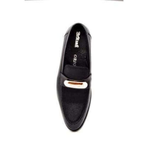 British Walkers Boss Men's Black Leathe Loafers Shoes by British Walkers – Don't Panic Shoes