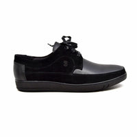 Thumbnail for British Walkers Bristol Baly Style Men’s Black Suede