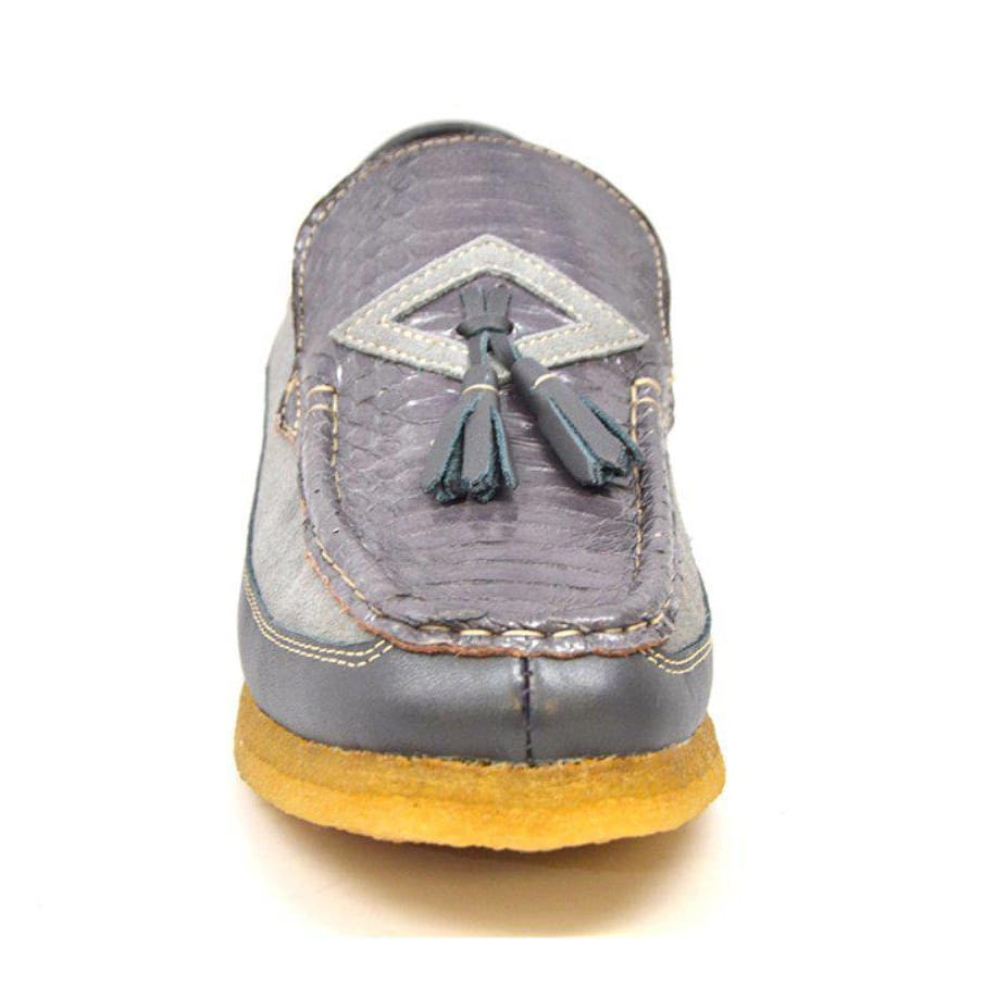 British Walkers Brooklyn 2 Men's Snake Skin Leather Crepe Sole Shoes Shoes by British Walkers – Don't Panic Shoes