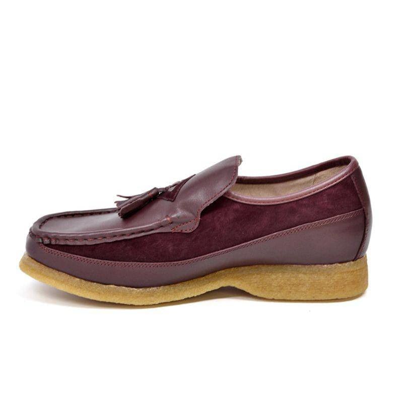 British Walkers Brooklyn I Men's Leather And Suede Crepe Sole Slip On Shoes by British Walkers – Don't Panic Shoes