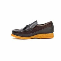 Thumbnail for British Walkers Brooklyn Men’s Brown Leather And Suede Crepe