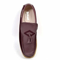 Thumbnail for British Walkers Brooklyn Men’s Burgundy Leather And Suede