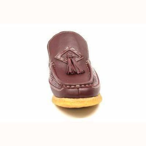 British Walkers Brooklyn Men's Burgundy Snake Skin Leather Crepe Sole Shoes Shoes by British Walkers – Don't Panic Shoes