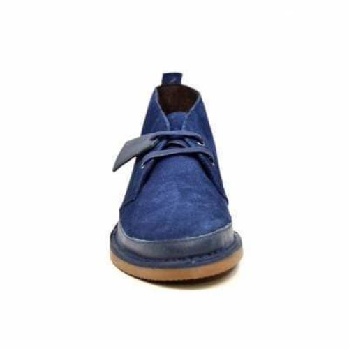 BritiSh WAlkers Cambridge Men’s Navy Blue Leather & Suede Chukka Boots – Handcrafted Elegance With a Bold Modern British Edge Shoes by British Walkers – Don't Panic Shoes