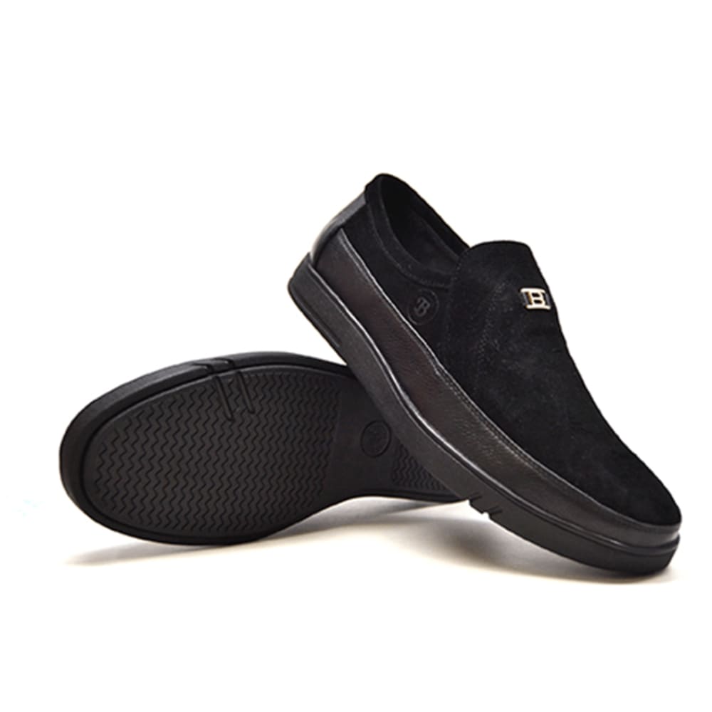 British Walkers Canterbury Men's Black Suede Loafers Shoes by British Walkers – Don't Panic Shoes