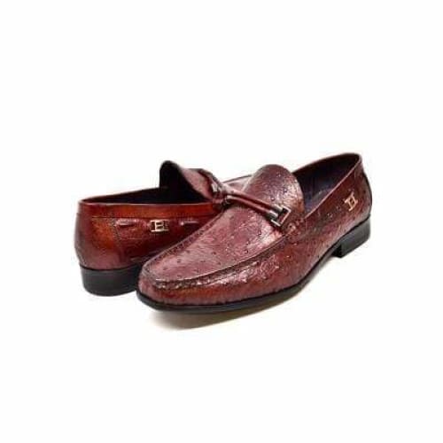 British Walkers Capitan Men's Bordeaux Red Leather Loafers Shoes by British Walkers – Don't Panic Shoes