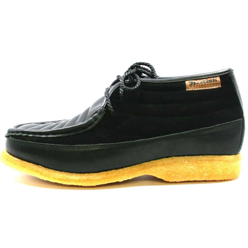 BritiSh Walkers Castle Men’s Leather & Suede Three - Quarter Lace - Up Shoes – HAndcrafted Heritage Blend Of Classic Style and Modern Comfort Shoes by British Walkers – Don't Panic Shoes