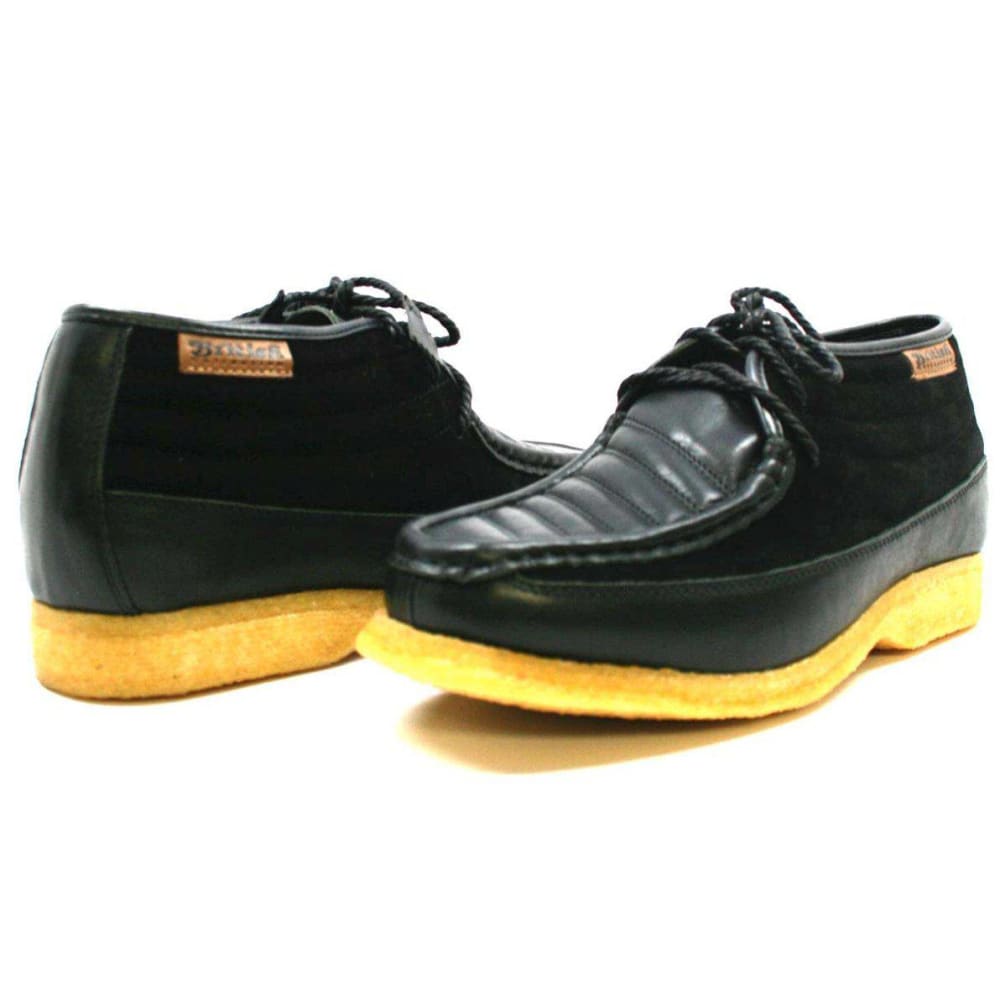 BritiSh Walkers Castle Men’s Leather & Suede Three - Quarter Lace - Up Shoes – HAndcrafted Heritage Blend Of Classic Style and Modern Comfort Shoes by British Walkers – Don't Panic Shoes