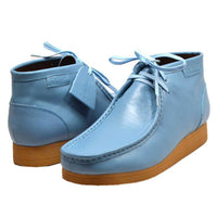 Thumbnail for British Walkers New Castle Wallabee Boots Men’s Sky Blue
