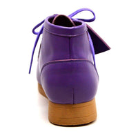Thumbnail for British Walkers New Castle Wallabee Boots Men’s Purple
