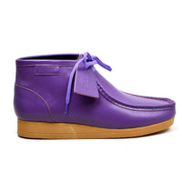 Thumbnail for British Walkers New Castle Wallabee Boots Men’s Purple