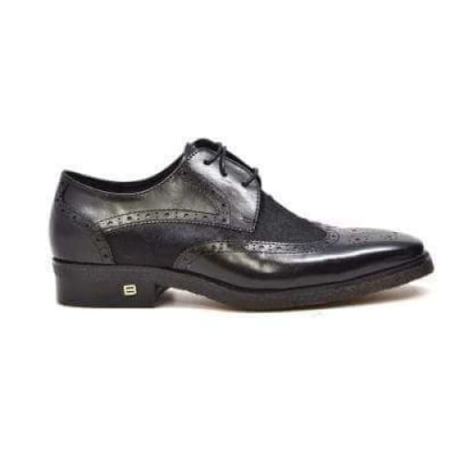 British Walkers Charles Men’s Black Leather Oxford Loafers