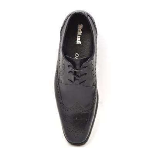 British Walkers Charles Men's Black Leather Oxfords Shoes by British Walkers – Don't Panic Shoes