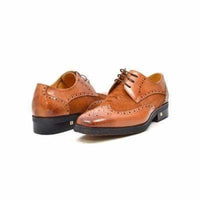 Thumbnail for British Walkers Charles Men’s Cognac Leather Oxford Loafers