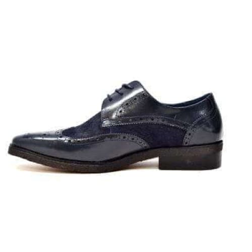 British Walkers Charles Men's Navy Blue Leather Oxford Loafers Shoes by British Walkers – Don't Panic Shoes