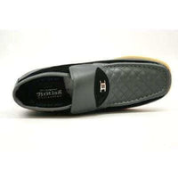 Thumbnail for British Walkers Checkers Men’s Black Leather And Gray Suede
