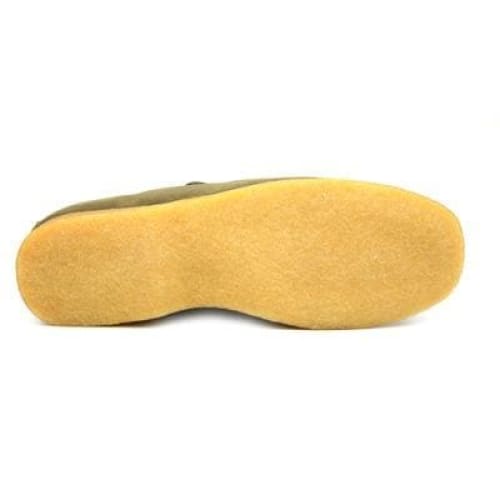 British Walkers Checkers Men's Olive Green Suede Slip Ons Shoes by British Walkers – Don't Panic Shoes