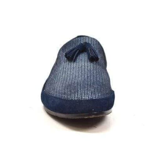 British Walkers Chris Men's Blue Burnished Leather Loafers Shoes by British Walkers – Don't Panic Shoes