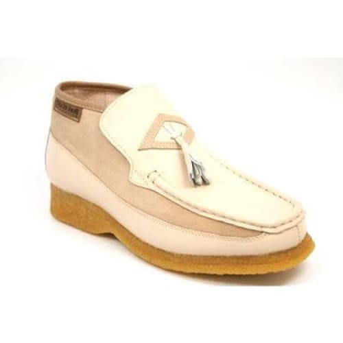 British Walkers Classic Men’s Beige Leather Slip On Ankle