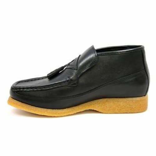 British Walkers Classic Men's Black Leather Slip On Shoes by British Walkers – Don't Panic Shoes