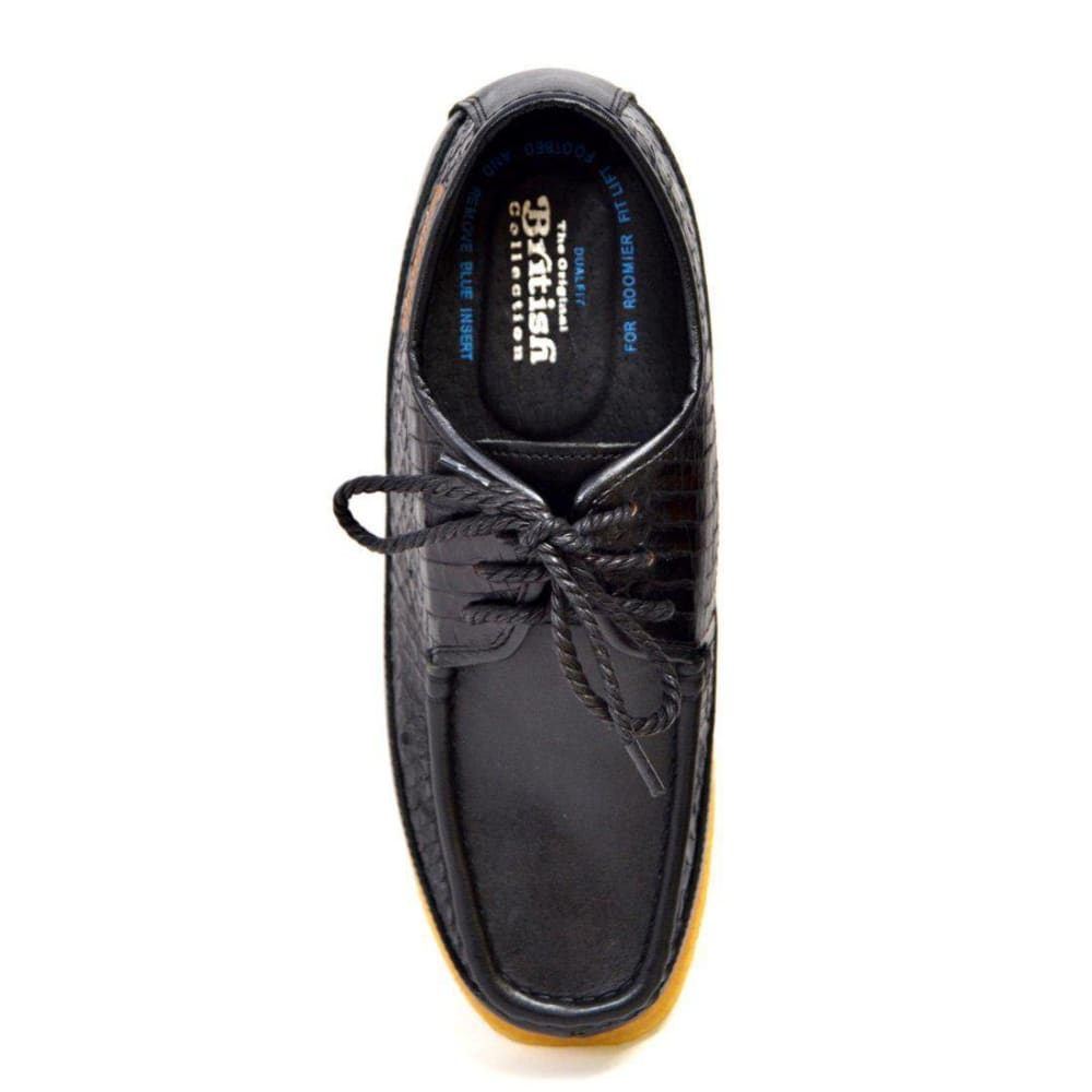 British Walkers Crown 2 Men's Leather And Snake Crepe Sole Shoes Shoes by British Walkers – Don't Panic Shoes