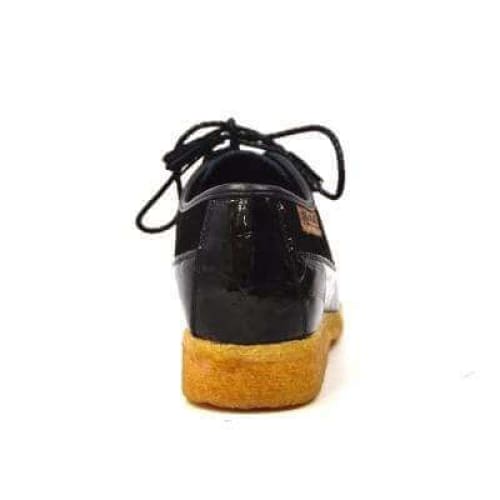 British Walkers Crown Croc Men's Black Crocodile Leather And Suede Crepe Sole Limited Edition Style Shoes by British Walkers – Don't Panic Shoes