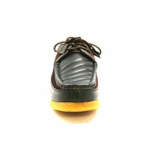 British Walkers Crown Men's Brown Leather And Suede Crepe Sole Shoes by British Walkers – Don't Panic Shoes