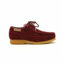 Thumbnail for British Walkers Crown Men’s Burgundy Suede Crepe Sole