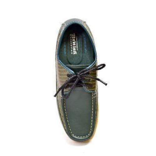 British Walkers Crown Men's Green Premium Leather Shoes by British Walkers – Don't Panic Shoes