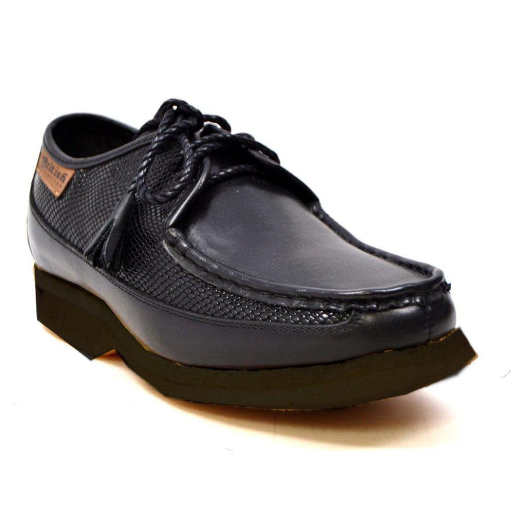 British Walkers Crown Men's Leather And Suede Crepe Sole Shoes Shoes by British Walkers – Don't Panic Shoes