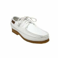 Thumbnail for British Walkers Crown Men’s White Leather