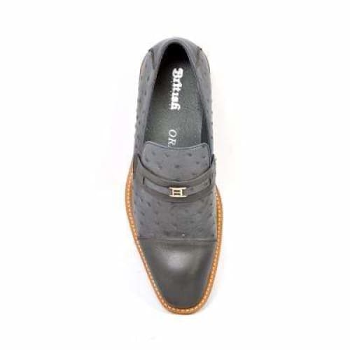 British Walkers Dolche Men's Gray Leather Loafers Shoes by British Walkers – Don't Panic Shoes