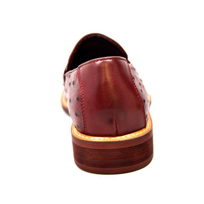 British Walkers Dolche Men's Ostrich Leather Slip Ons Shoes by British Walkers – Don't Panic Shoes