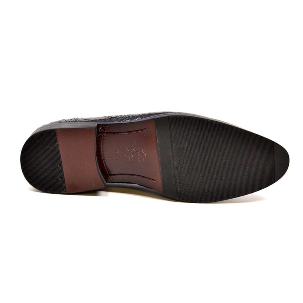 British Walkers Elegance Men's Crocodile Leather Loafers Shoes by British Walkers – Don't Panic Shoes