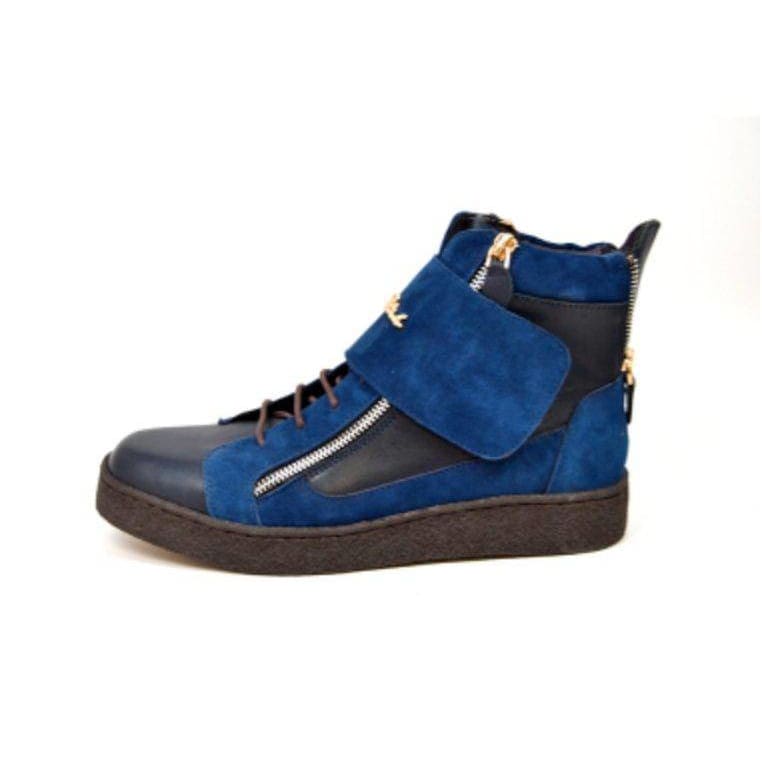 BritiSh Walkers Empire Men’s Leather & Suede Crepe - Sole High - Top Boots – HAndcrafted Hybrid Of Classic Style and Modern Comfort Shoes by British Walkers – Don't Panic Shoes