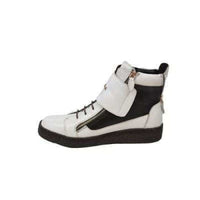 Thumbnail for British Walkers Empire Men’s White And Black Leather Crepe