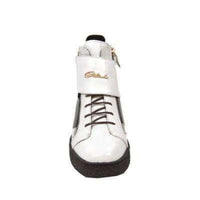 Thumbnail for British Walkers Empire Men’s White And Black Leather Crepe