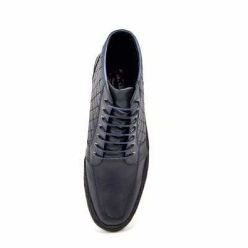 British Walkers Extreme Navy Blue Leather High Top