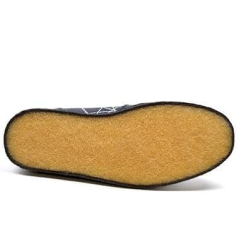 British Walkers Extreme Navy Leather High Top With Linear Design Shoes by British Walkers – Don't Panic Shoes