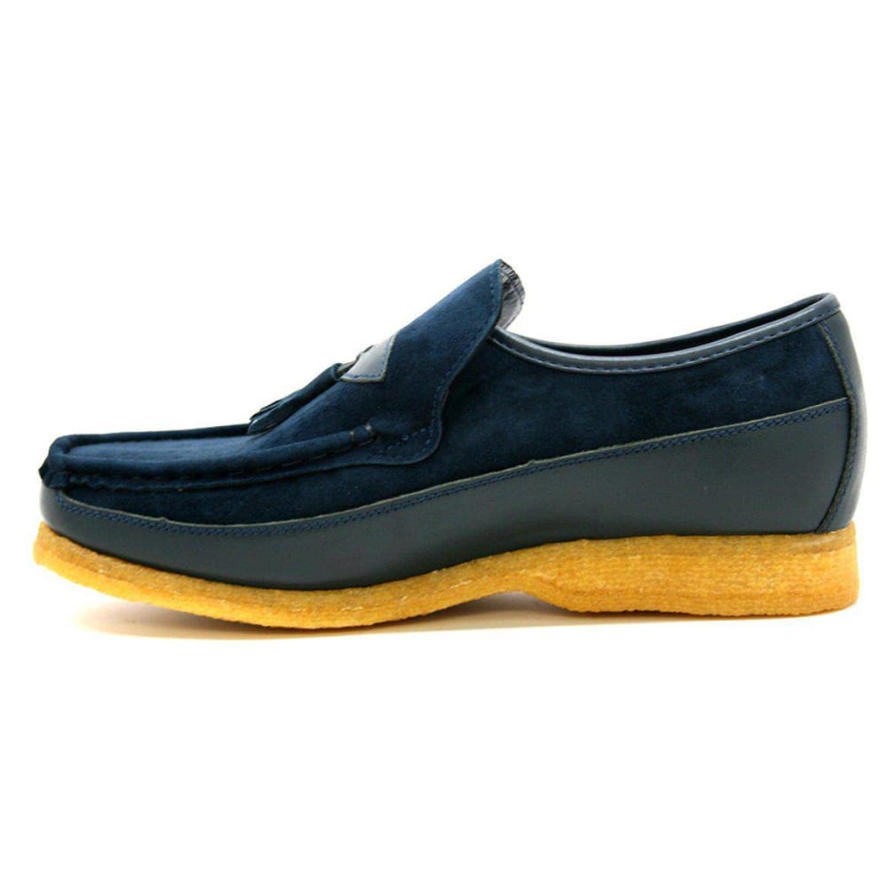 British Walkers King Men's Old School Suede And Leather Slip On Shoes Shoes by British Walkers – Don't Panic Shoes