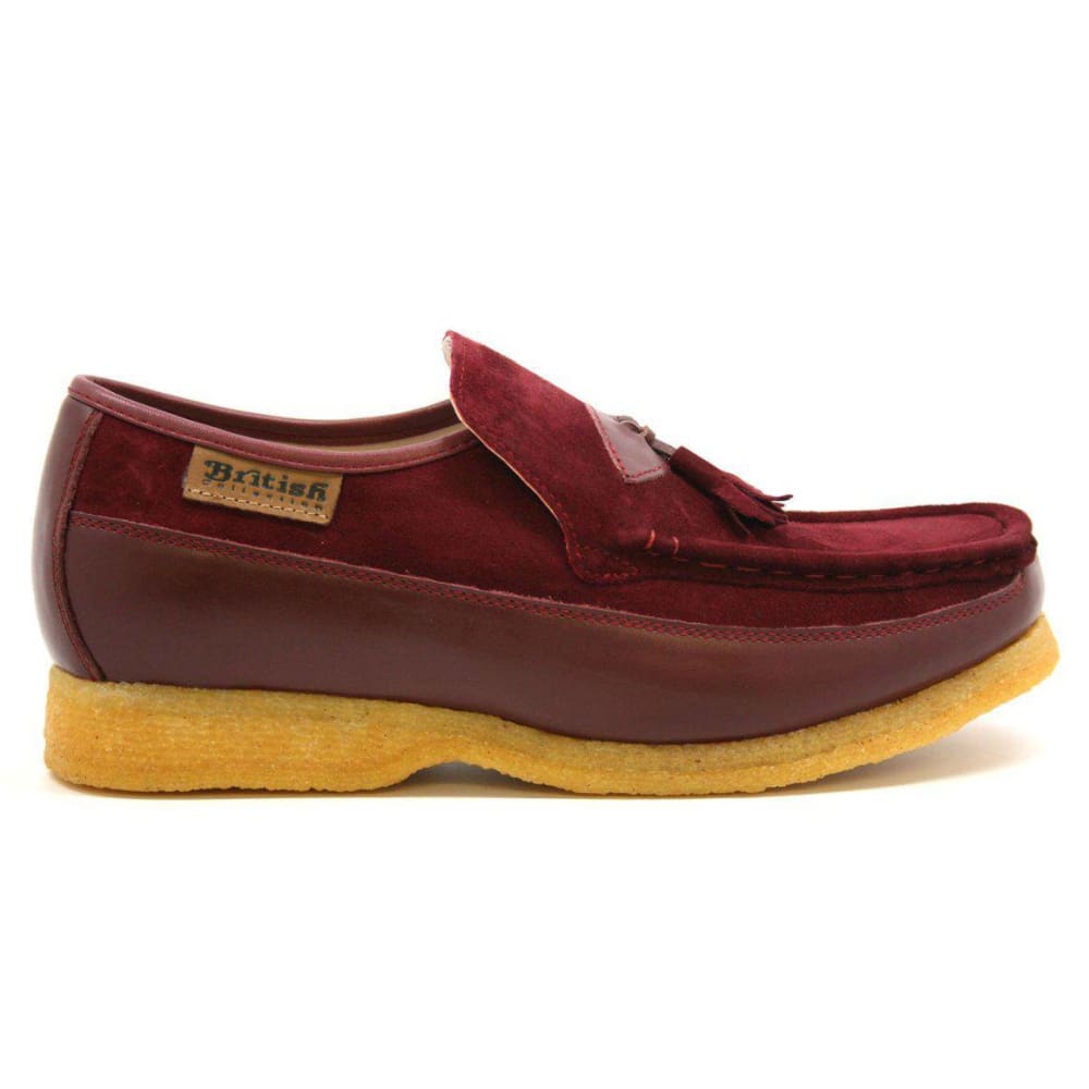 British Walkers King Men's Old School Suede And Leather Slip On Shoes Shoes by British Walkers – Don't Panic Shoes