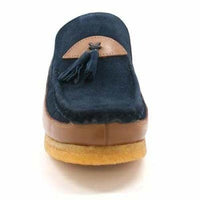 Thumbnail for British Walkers King Men’s Old School Navy And Tan Suede