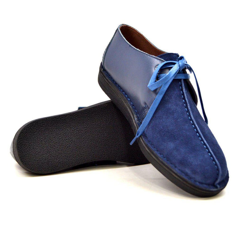 BritiSh Walkers Kingston Men’s Split - Toe Leather & Suede Shoes – Handcrafted Heritage Classic With Modern Urban Sophistication Shoes by British Walkers – Don't Panic Shoes